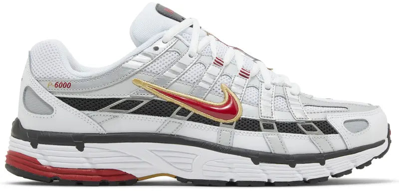 Nike P-6000 Platinum Varsity Red