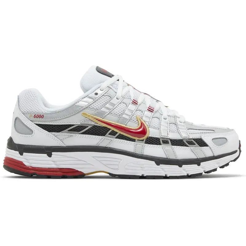 Nike P-6000 Platinum Varsity Red