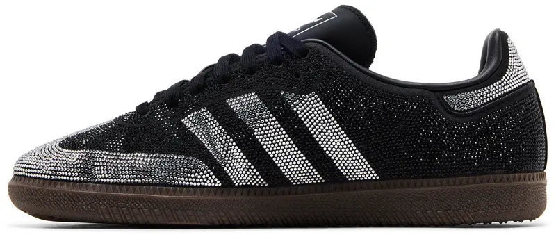 Adidas Wmns Samba OG Black Silver Rhinestones