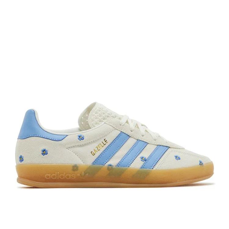 adidas Wmns Gazelle Indoor 'Light Blue Floral Embroidery'