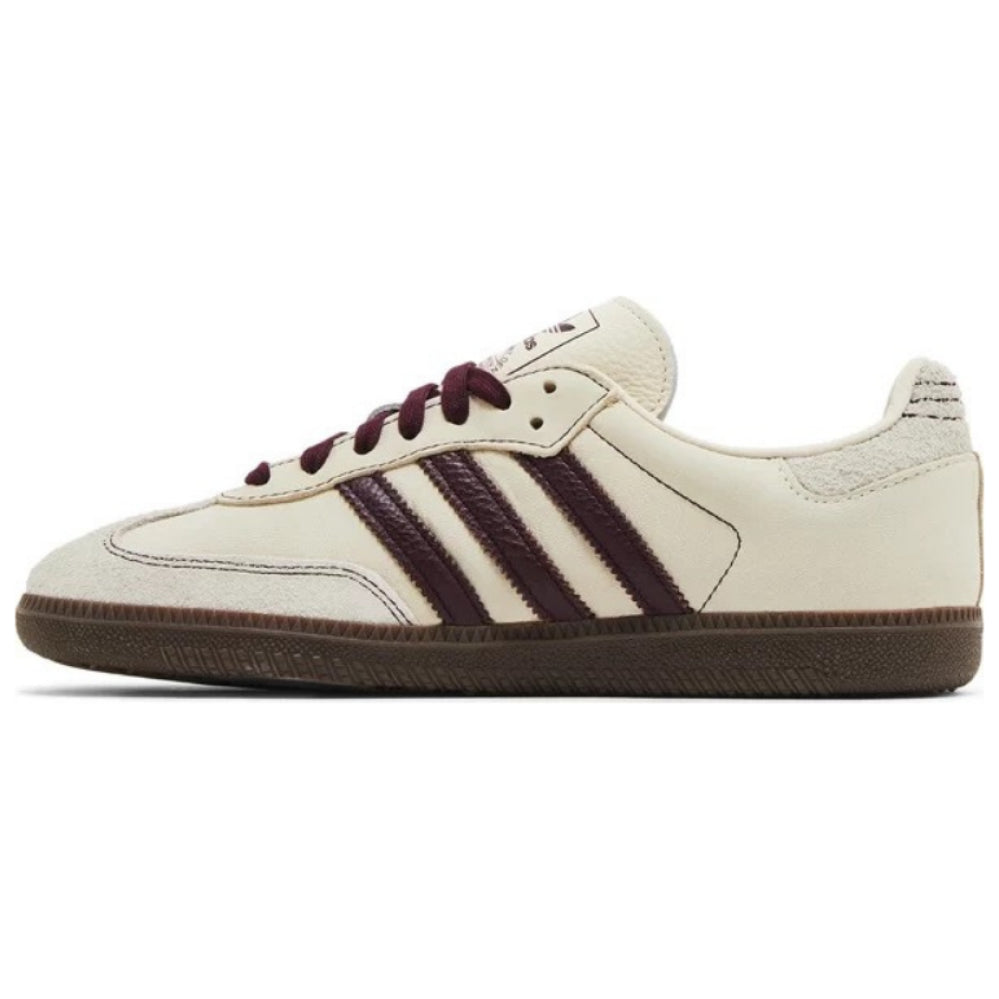 Adidas Samba OG Wonder White Maroon (W)