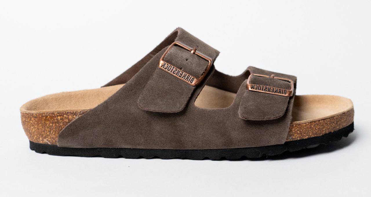 Birkenstock Arizona Soft Footbed Suede Taupe
