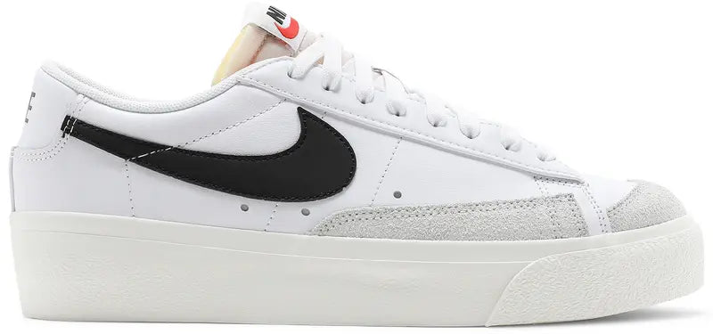 Nike Wmns Blazer Low Platform 'White Black'