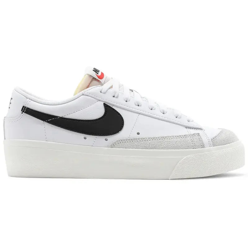 Nike Wmns Blazer Low Platform 'White Black'