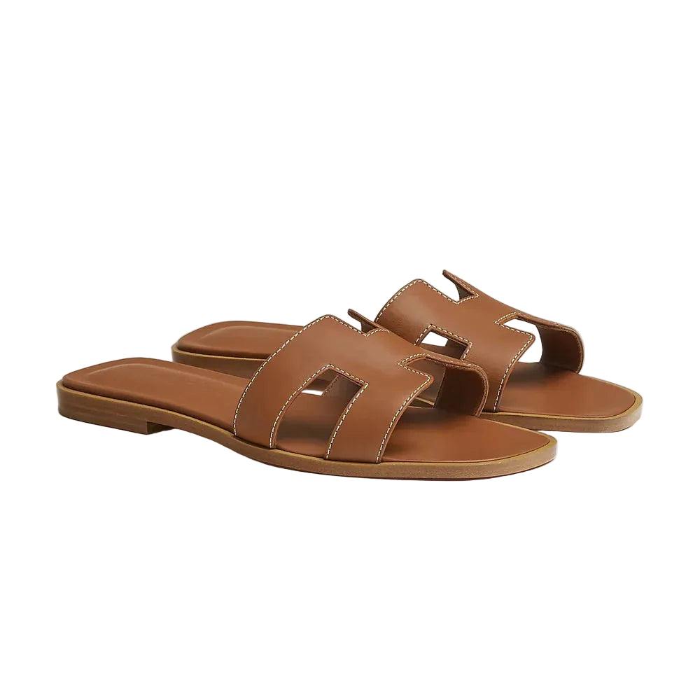 Hermes oran sandal Brown