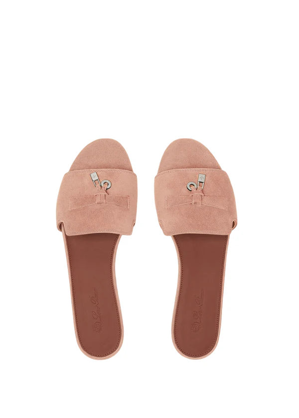 Loro piana Summer Charms Sandal Suede Goatskin