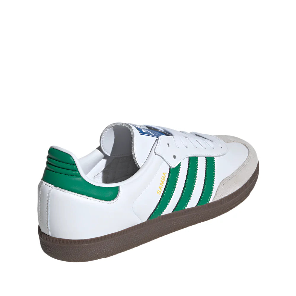 adidas Samba OG Shoes white and green