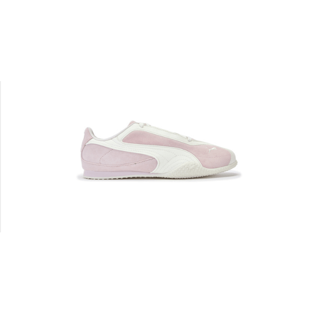 Puma Bella V2 sneakers in a light pink/off-white colorway.