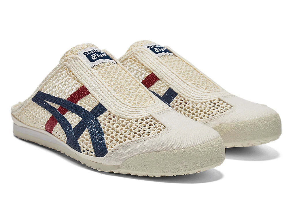 ONITSUKA TIGER MEXICO 66 SABOT CREAM MAKO BLUE RED