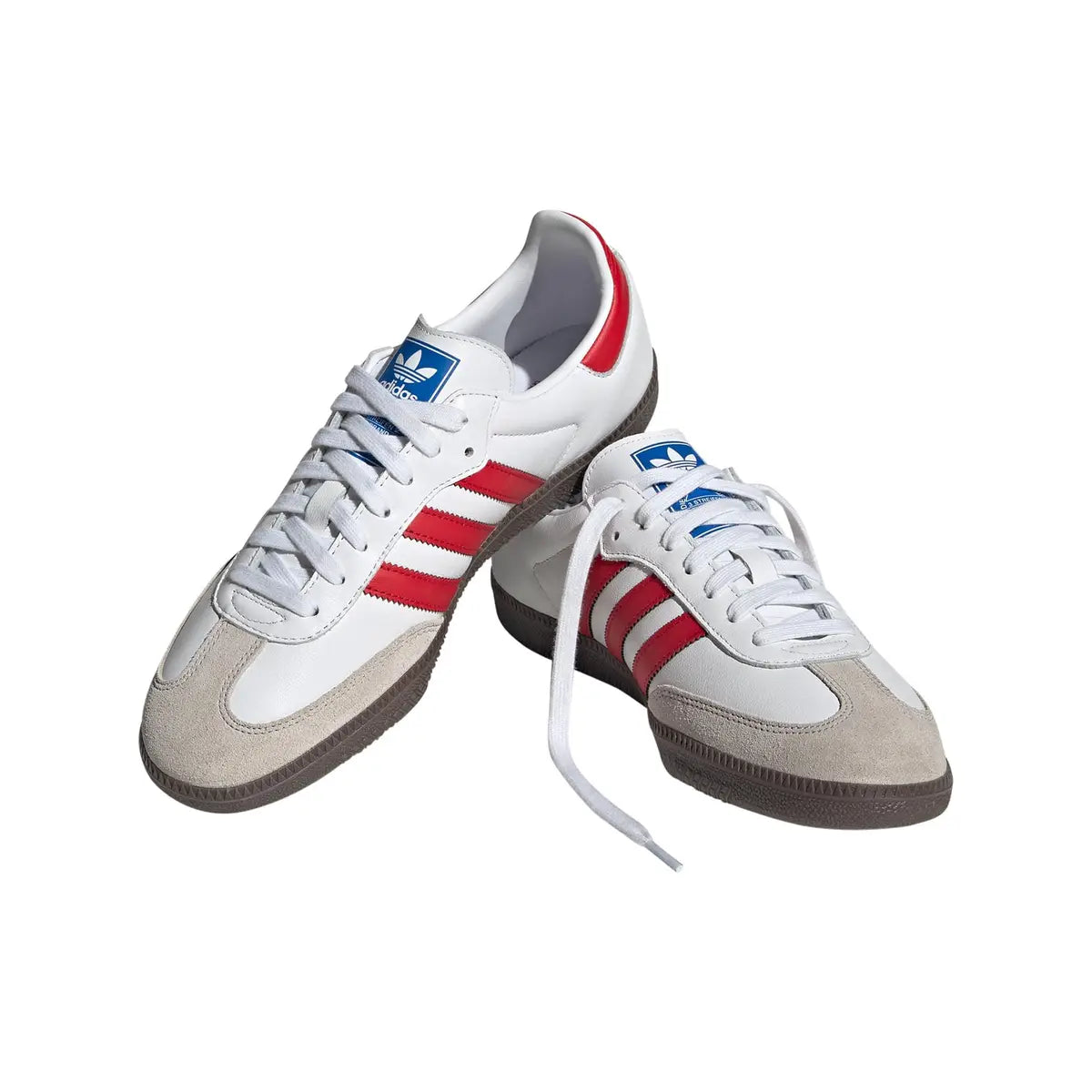 adidas samba og white and red