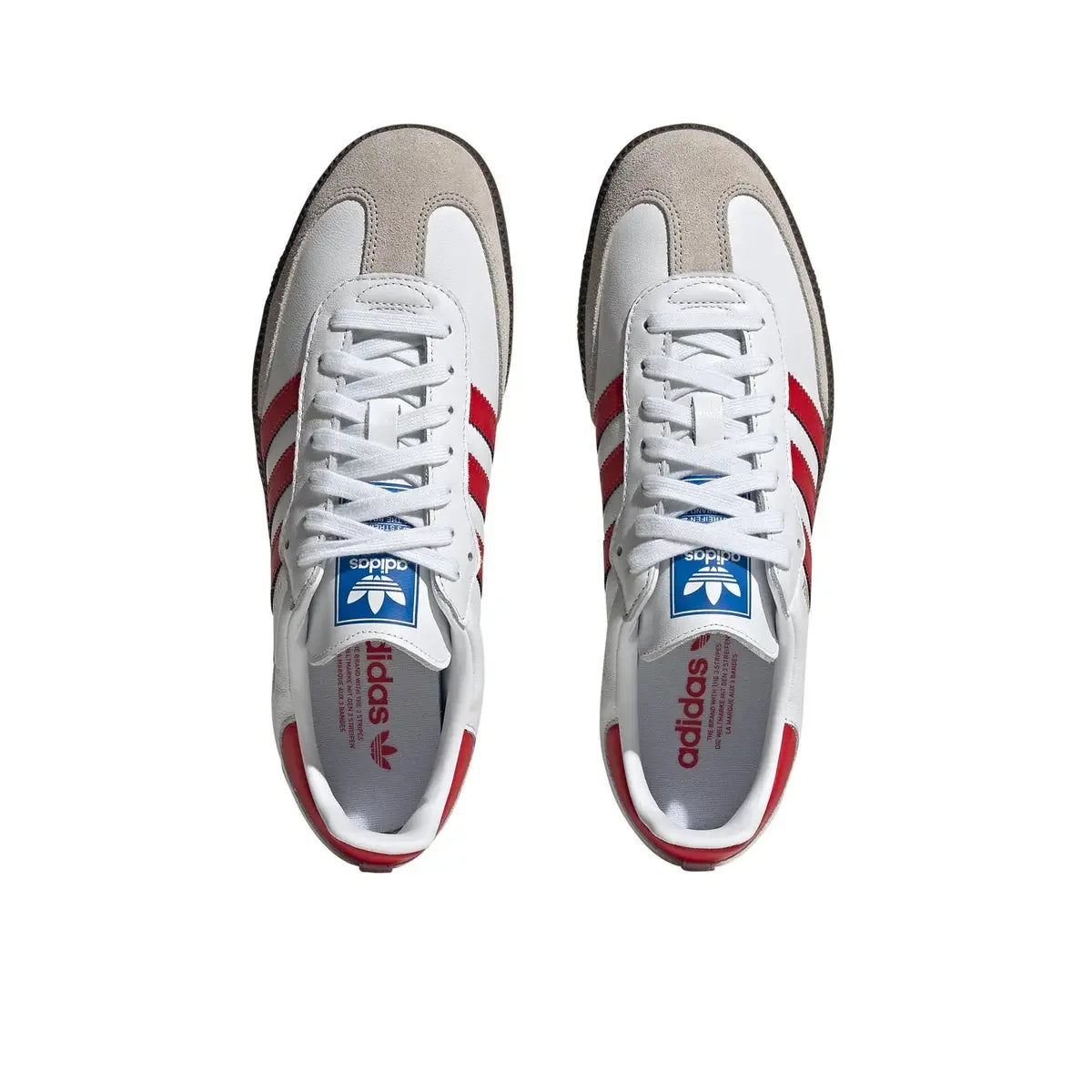 adidas samba og white and red