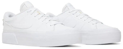 Nike Wmns Court Legacy Lift 'Triple White'