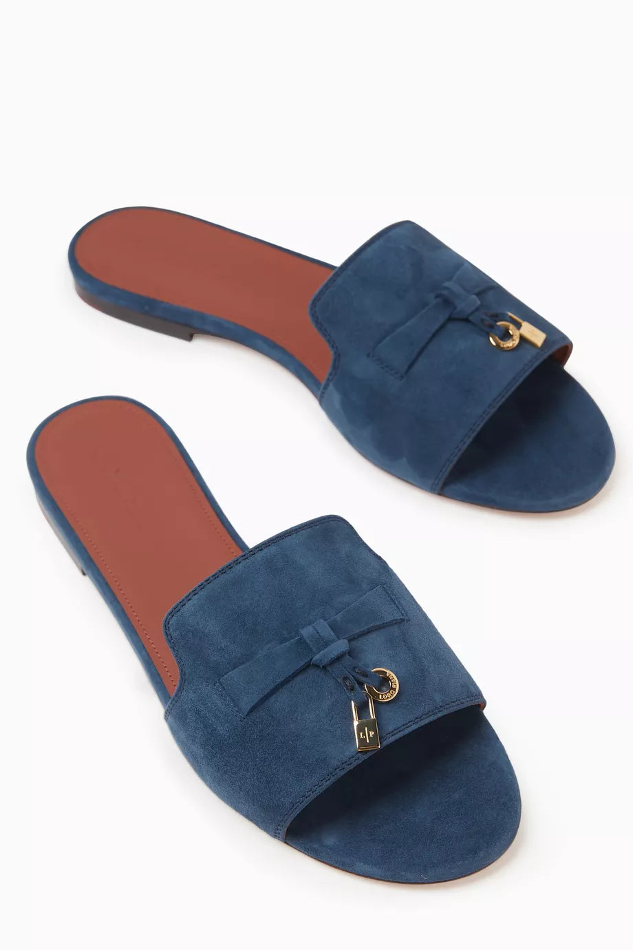 Loro Piana knot-detail Sandals Blue