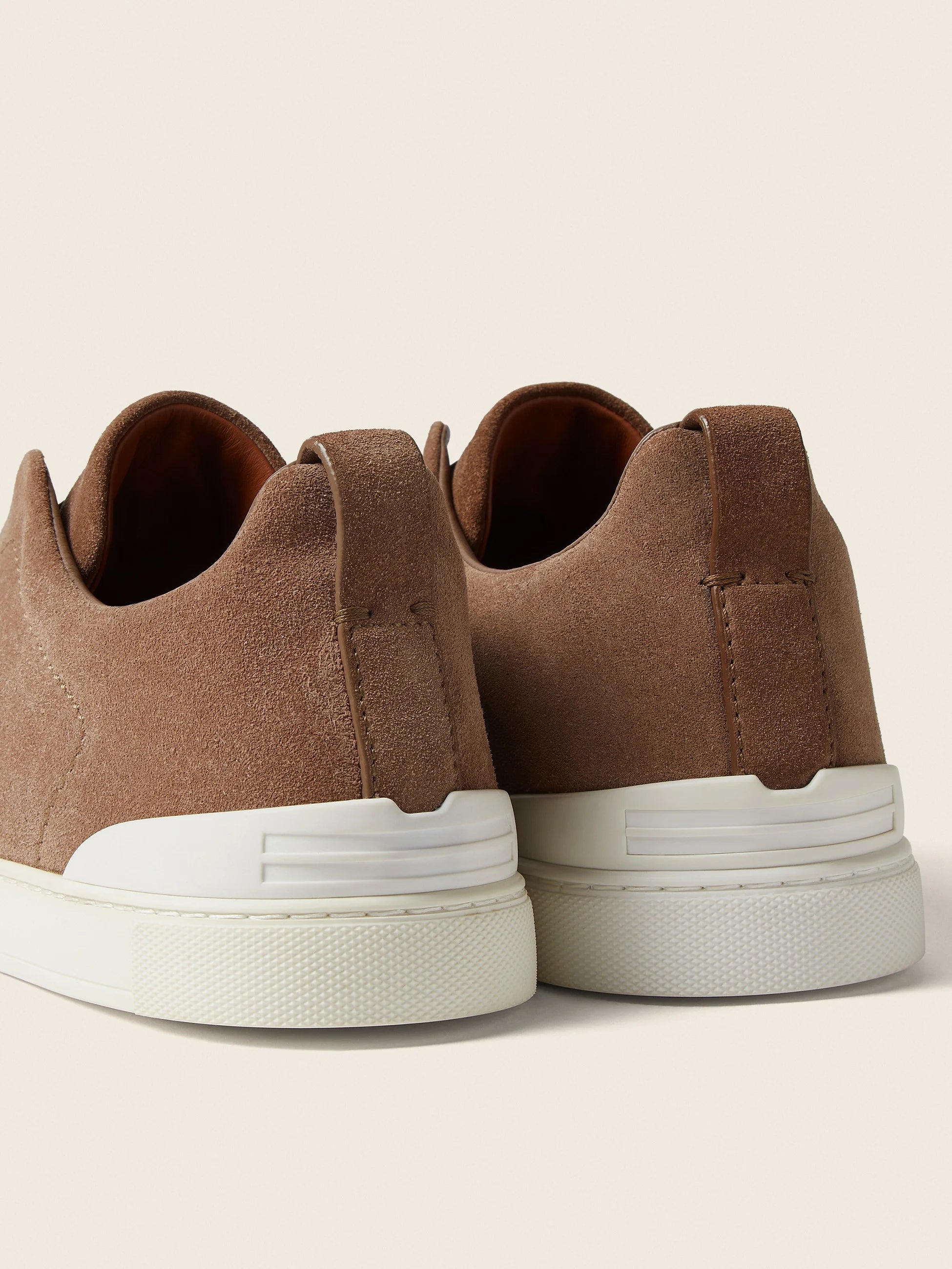 ZEGNA Triple Stitch low-top sneakers in suede
