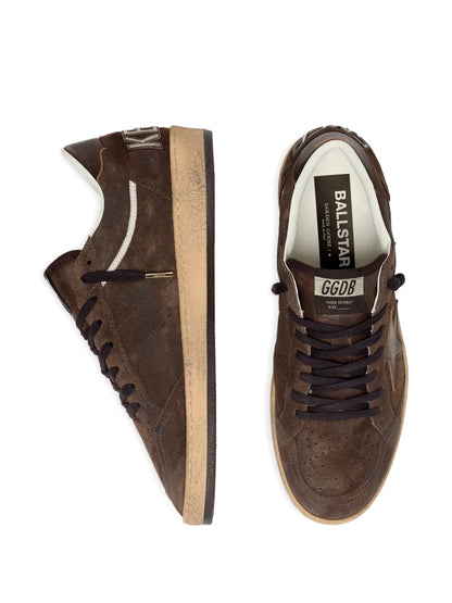Golden Goose Ball Star sneakers in brown suede