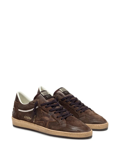 Golden Goose Ball Star sneakers in brown suede