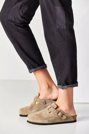 Birkenstock Boston Clog Taupe