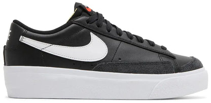 Nike Wmns Blazer Low Platform 'Black White'