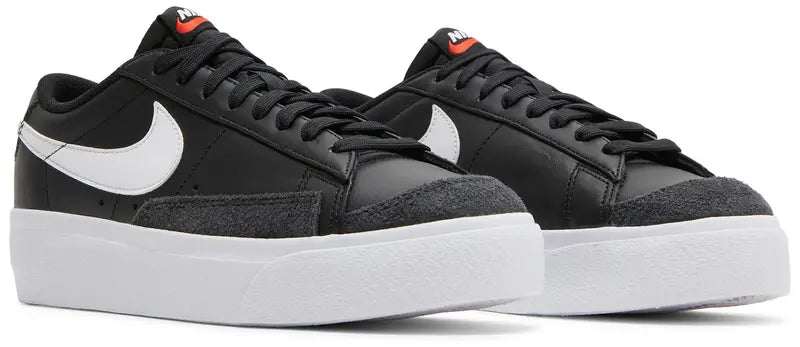 Nike Wmns Blazer Low Platform 'Black White'