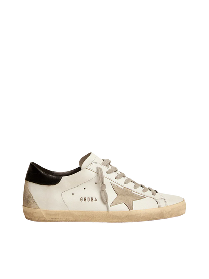 Golden Goose men Superstar Low Top Sneakers in white&black