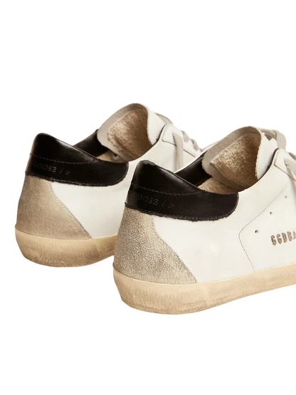 Golden Goose men Superstar Low Top Sneakers in white&black