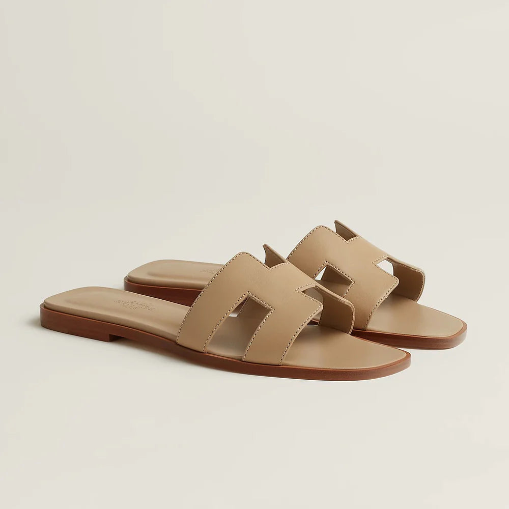 Hermes oran sandal Beige
