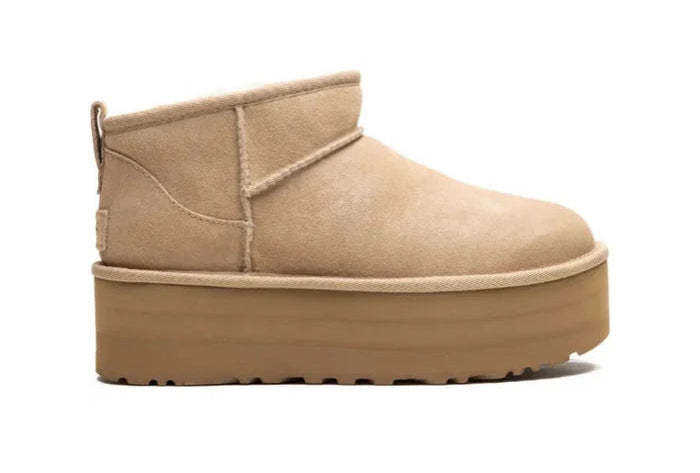 UGG Classic Ultra Mini Platform "Sand" boots