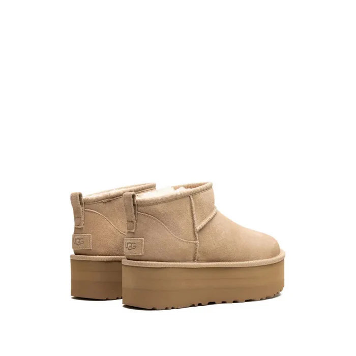 UGG Classic Ultra Mini Platform "Sand" boots