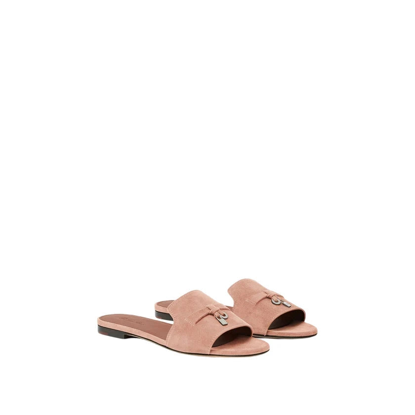 Loro piana Summer Charms Sandal Suede Goatskin