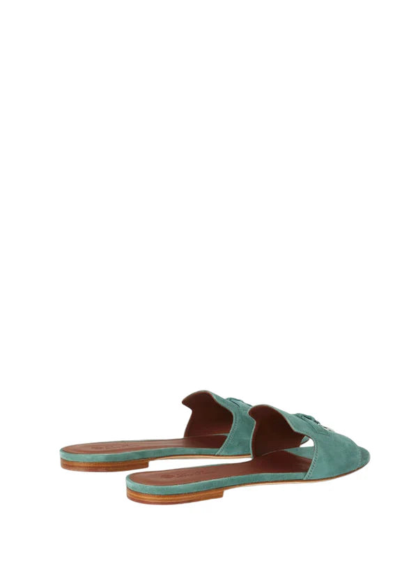Loro piana Summer Charms Suede Goatskin Sap Green