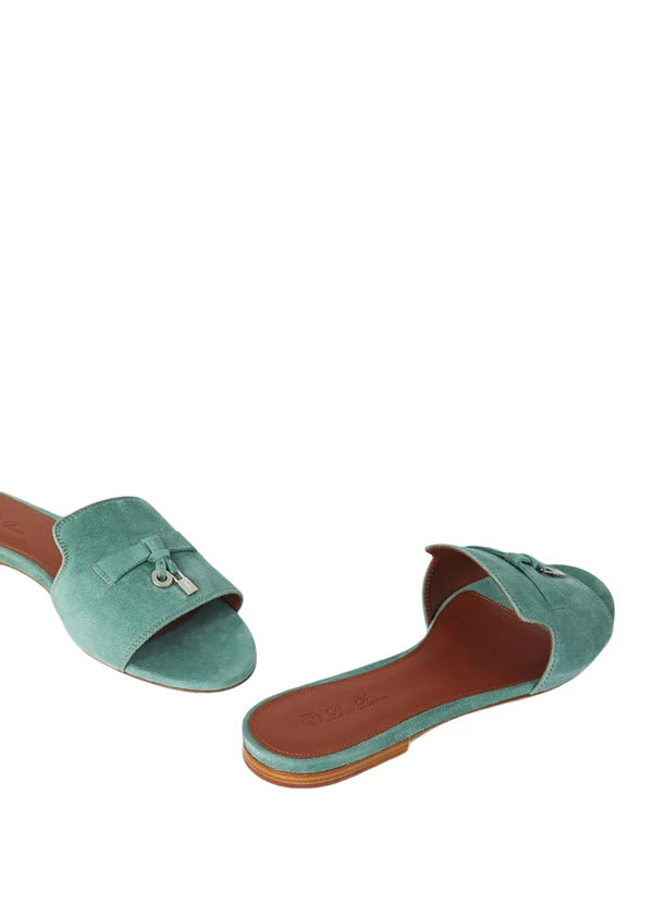 Loro piana Summer Charms Suede Goatskin Sap Green