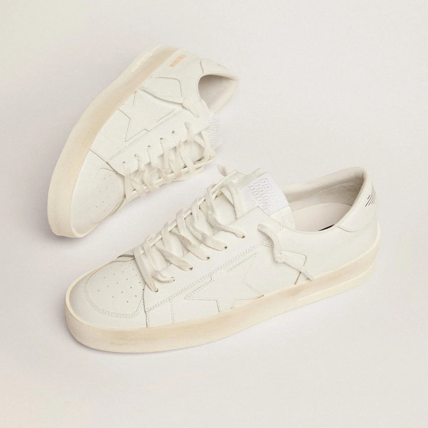 Golden Goose Men - Stardan in white leather
