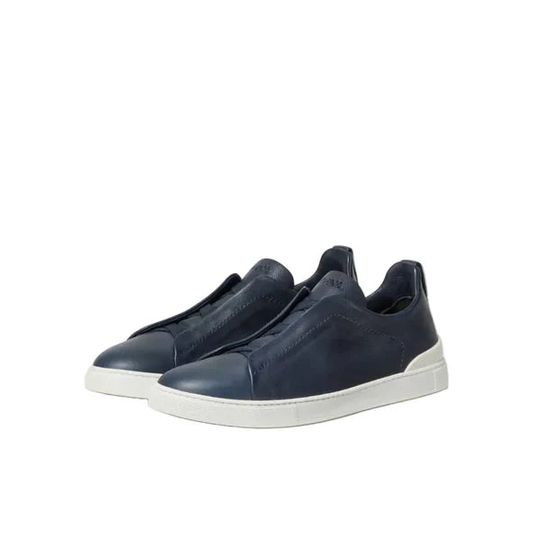 Zegna Triple Stitch™ SECONDSKIN Sneakers Blue