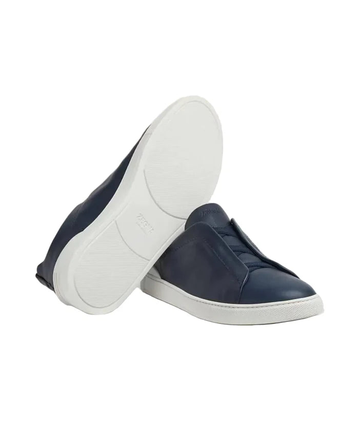 Zegna Triple Stitch™ SECONDSKIN Sneakers Blue