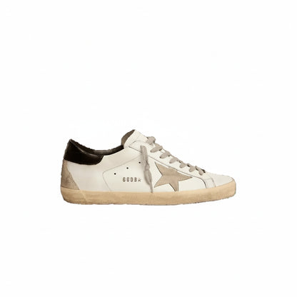Golden Goose men Superstar Low Top Sneakers in white&black