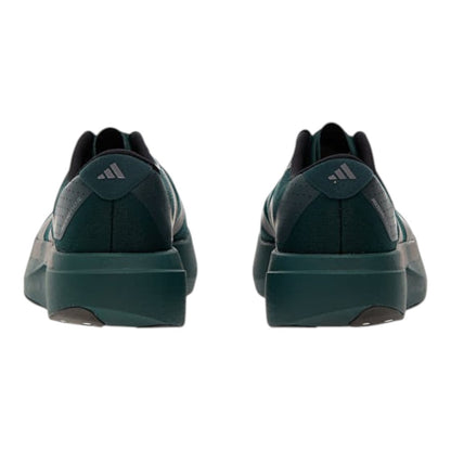 Luxurykicks.store adidas Adizero EVO SL running shoes in Aurora Ivy, rear view showing thick responsive midsoles.