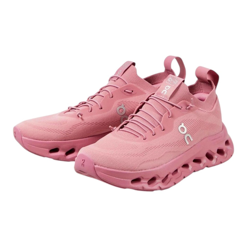 Luxurykicks.store Loewe x On Running Cloudtilt sneakers in wild rose pink with signature CloudTec cushioning.