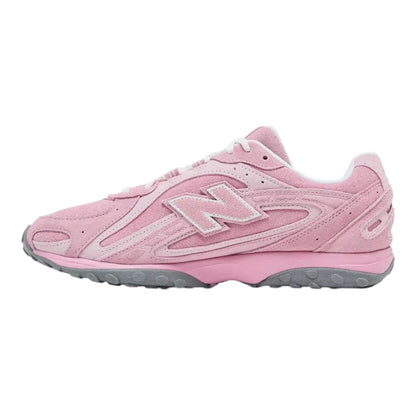 Luxurykicks.store New Balance 204L Pastel Pack sneaker in soft pink suede with a grey rubber outsole