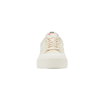 Luxurykicks.store Nike Wmns Court Legacy Lift sneakers in Pearl White leather with a lifted platform midsole