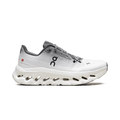 Luxurykicks.store ON CloudTilt women's running shoe in rock ivory with mesh upper and responsive CloudTec midsole