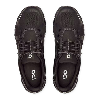 Luxurykicks.store On Running Cloud 6 black performance running shoes with breathable mesh and CloudTec sole top view