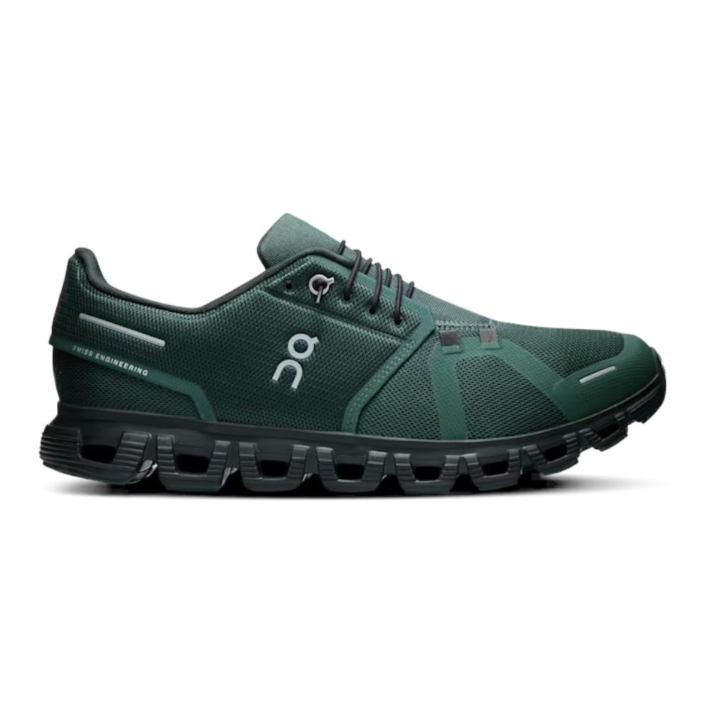 Luxurykicks.store On Running Cloud 6 dark green performance running shoe with CloudTec sole and breathable mesh upper