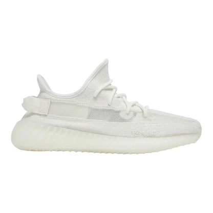 Luxurykicks.store Adidas Yeezy Boost 350 V2 Bone sneaker in cream Primeknit with side stripe and Boost sole