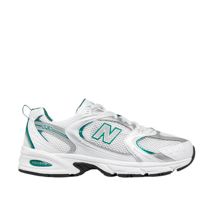 New Balance 530 White Silver Green