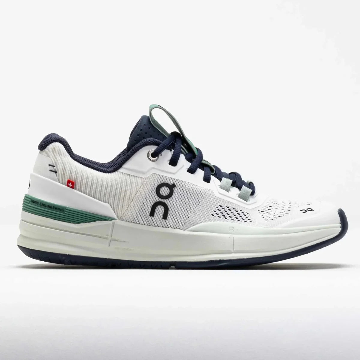 On Running The Roger Pro White Blue Navy Green