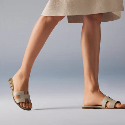 Hermes Oran Sandal Beige Nomade