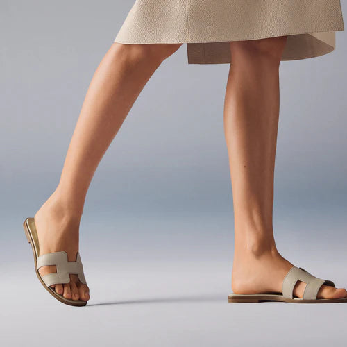 Hermes Oran Sandal Beige Nomade