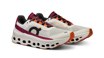 On Cloudmonster 'White Red'