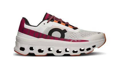 On Cloudmonster 'White Red'